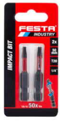 FESTA BIT hegy TORX T20x50mm S2 Festa Industry 2db/cs (87-18722)