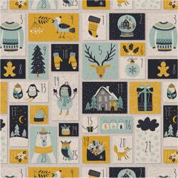 Cardex Green Grass Adventi naptár mintás csomagolópapír 100x70 cm 39762