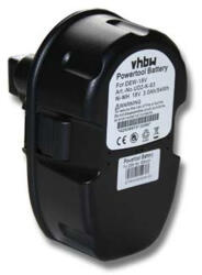 VHBW Elektromos kéziszerszámgép akkumulátor DeWalt DC9096-hoz - 3000 mAh, 18 V, NiMH (800103397)