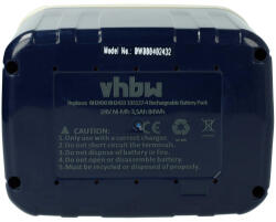 VHBW Elektromos kéziszerszámgép akkumulátor Makita 193130-5, 193128-2, 193127-4, 193131-3 - 3500 mAh, 24 V, NiMH (888402432)