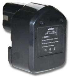 VHBW Elektromos kéziszerszámgép akkumulátor Hitachi 320608, 320606, 320388, 320387, 320386 - 3300 mAh, 12 V, NiMH akkumulátorokat (800104547)