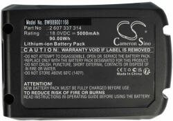 VHBW Elektromos kéziszerszámgép akkumulátor Bosch Universal Pump 18V, AdvancedVac 18V-8, UniversalGrassCut 18V-26 eszközökhöz - 18V, Li-Ion, 5000mAh (889001168)