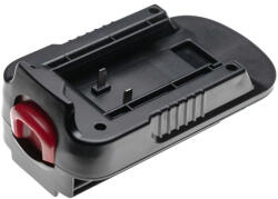 VHBW Akkumulátor adapter Black & Decker barkácseszközhöz (20 V-tól 18 V-ig) (888200683)