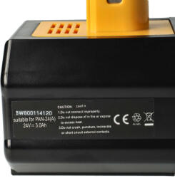 VHBW Elektromos kéziszerszámgép akkumulátor Panasonic EY9117B, EY9116B, EY9210B, EY9210 - 3000 mAh, 24 V, NiMH (800114120)