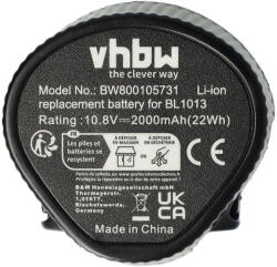VHBW Elektromos kéziszerszámgép akkumulátor Makita 194550-6, 194551-4, 194588-1, 195332-9 - 2000 mAh, 10, 8 V, Li-Ion (800105731)