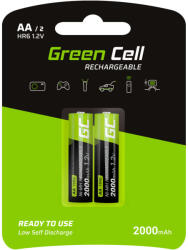 Green Cell akkumulátor / akku 2x AA HR6 2000mAh GR06 (GR06)