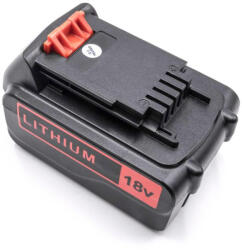 VHBW Akkumulátor Black & Decker készülékekhez, mint például a BL1518, 18V, Li-Ion, 3000mAh (800117722)