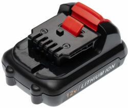 VHBW Elektromos kéziszerszámgép akkumulátor DeWalt 12V Max Li-Ion eszközökhöz - 2000 mAh, 12V, Li-Ion (888200639)