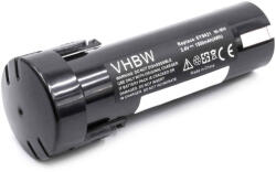 VHBW Elektromos kéziszerszámgép akkumulátor Panasonic 6546 6, 6538 1, 6545 6, 6540 1, 6539 6 - 1500 mAh, 2, 4 V, NiMH (888100124)