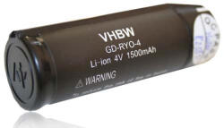 VHBW Elektromos kéziszerszámgép akkumulátor Ryobi AP4001-et - 1500 mAh, 4 V, Li-Ion (800105174)