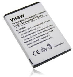 VHBW GPS akkumulátor Fujitsu Siemens PLN100MB, S26391-F2613-L900, MN: 10600731575 - 1000mAh, 3, 7V (106261018)