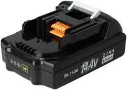 VHBW Elektromos kéziszerszámgép akkumulátor Makita BL1415, 194066-1, BL1415N, 194065-3 - 2000 mAh, 14, 4 V, Li-Ion (800110652)