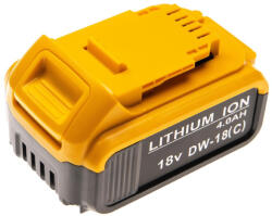 VHBW Elektromos kéziszerszámgép akkumulátor DeWalt DCD740-hez - 4000 mAh, 18 V, Li-Ion (888201824)