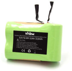 VHBW Akkumulátor Black & Decker V3610 készülékekhez - 3000 mAh, 3.6V, NiMH (800108595)