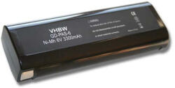 VHBW Elektromos kéziszerszámgép akkumulátor Paslode 900421, 900400, 900420, 404400, 404717 - 3300 mAh, 6 V, NiMH (800104524)