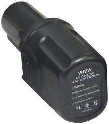 VHBW Elektromos kéziszerszámgép akkumulátor DeWalt DC600-hoz - 3300 mAh, 3.6 V, NiMH (800107367)