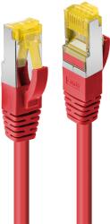 Lindy S/FTP CAT6a Patch Kábel 10 m - Piros (47298)
