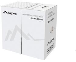 Lanberg U/UTP CAT5e LAN Kábel 305 m - Sárga