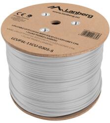 Lanberg U/FTP CAT6a Installációs Kábel 305 m - Szürke