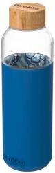 QUOKKA Üveg kulacs szilikon borítással FLOW 660 ml - Inner Water Flow - Quokka