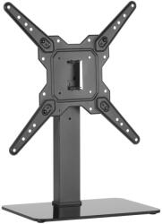 POWERTECH PT-1281 Suport TV de birou până la 55" și 40kg Argintiu (PT-1281)