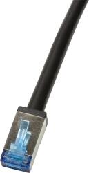 LogiLink S/FTP CAT6a Patch Kábel 7.5 m - Fekete