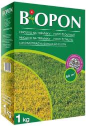 GYEPMŰTRÁGYA 1KG - BIOPON granulátum 50 m2-re elegendő többkomponensű professzionális ásványi tápanyag fűgyepre sárgulás ellen - B1175 (B1175 - B1175)