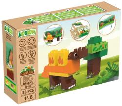 BiOBUDDi BB-0186 | bio építőjáték | Stegosaurus - 100% kompatibilis minden más kedvelt márkával