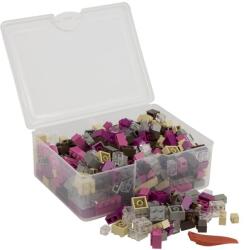 Q-BRICKS | 300 db-os vegyes, 100% kompatibilis építőkocka készlet különleges színekben