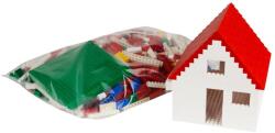 Q-BRICKS | 1000 db-os többszínű, 100% kompatibilis építőkocka készlet | klasszikus házak