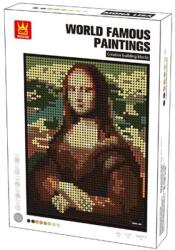 WANGE 5121 Leonardo da Vinci - Mona Lisa építőjáték - 100% kompatibilis minden más kedvelt márkával