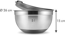 Tescoma GrandCHEF tál fedővel ø 24 cm, 5.0 l (428602.00)