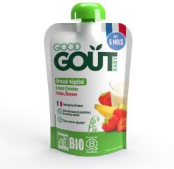 Good Gout Пюре плодово-зърнено BIO Овесен десерт с ягода и банан 90g Good Gout (10759)