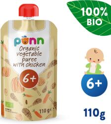 Salvest Ponn BIO Пиле с зеленчуково пюре (110 г) (71113)