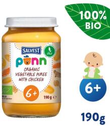 Salvest Ponn BIO Пилешко месо със зеленчуково пюре (190 г) (76194)