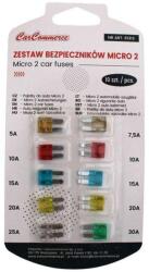Mikro biztosíték készlet, 10 db-os (61312)