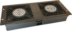 Dateup Modul ventilatie plafon 2 fan + cablu, interconectabil, pentru rack de podea - DATEUP (9801130741)