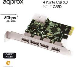 Approx APPPCIE4P 4port USB3.0/PCI-E Card APPPCIE4P (APPPCIE4P)