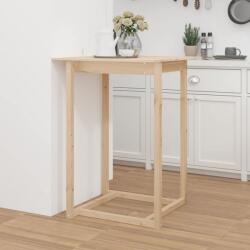 vidaXL tömör fenyőfa bárasztal 80 x 80 x 110 cm (822182) - vidaxl