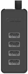 ORICO W5P-100 USB-ről 4x USB 2.0 hub adapterre (fekete) (W5P-U2-100-BK-EP-IP) - mi-one
