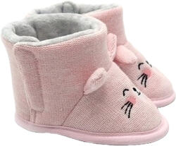 Funny Baby Incaltaminte -Botosei bebelusi Funny Baby - mouse , mărimea 19, 11-15 luni , roz (7370FN-3)