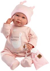Llorens Llorens: Mimi Llorana 42cm-es baba hanggal rózsaszín pizsamában (74108) - innotechshop