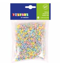Playbox PlayBox: 5mm-es MIDI vasalható gyöngyök - Pasztell színek 1000db-os csomag (2456169) - innotechshop