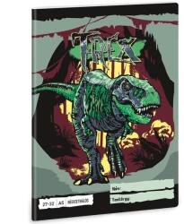 Ars Una Ars Una: T-Rex dinoszauruszos négyzethálós füzet A/5 (53633460) - innotechshop