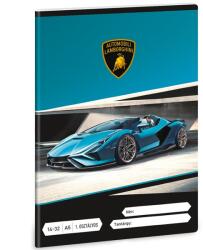 Ars Una Ars Una: Lamborghini kék 1. osztályos vonalas füzet A/5 (53583369) - innotechshop