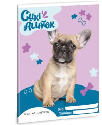 Ars Una Ars Una: Cuki állatok - Francia bulldog 2. osztályos vonalas füzet A/5 (53594266)