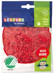 Playbox PlayBox: 5mm-es MIDI vasalható gyöngy 1000db-os piros színben (2456540)