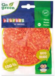 Playbox PlayBox: Go Green 5mm-es MIDI vasalható gyöngy 1000db-os narancssárga színben (2456467) - innotechshop