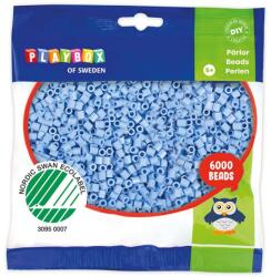 Playbox PlayBox: 5mm-es MIDI vasalható gyöngy 6000db-os pasztell kék színben (2456529) - innotechshop