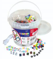 Playbox PlayBox: Színes és betűs 1000 db-os fűzhető gyöngy szett dobozban (2471433) - innotechshop